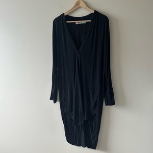 Free People Black Tunic Top